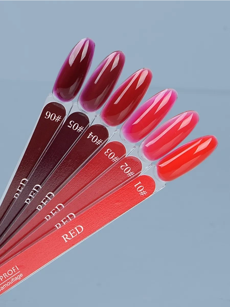 Гель камуфлирующий для ногтей Red Sofiprofi CAMOUFLAGE GEL RED, 15 мл