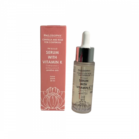 Сыворотка для чувствительной кожи с Витамином К Philosophy Serum with VITAMIN K for sensetive  skin home care, 50 мл