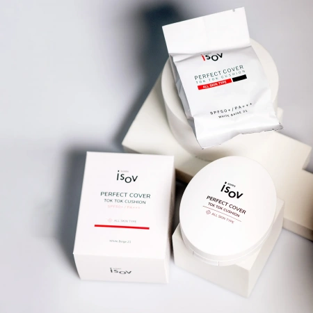 Кушон ISOV SOREX Perfect Cover Tok Tok Cushion, 2 шт.*15 гр.