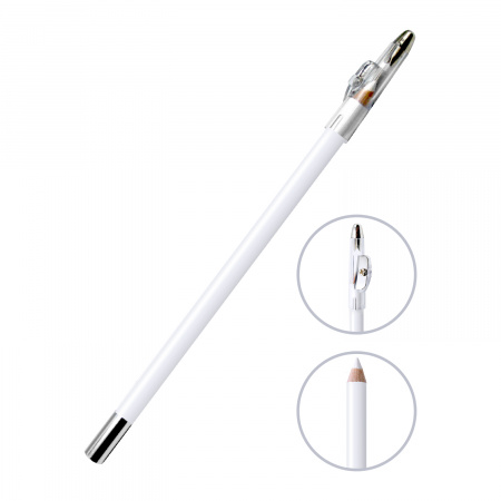 Карандаш белый косметический для лица и тела Zhejiang Davis Industrial Co. Ltd White cosmetic pencil for face and body, 1 шт