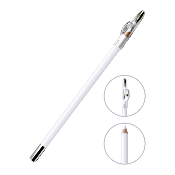 Карандаш белый косметический для лица и тела Zhejiang Davis Industrial Co. Ltd White cosmetic pencil for face and body, 1 шт