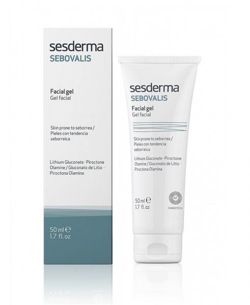 Гель для лица Sebovalis Facial Gel, 50 мл Гель для лица Sebovalis Facial Gel, 50 мл
