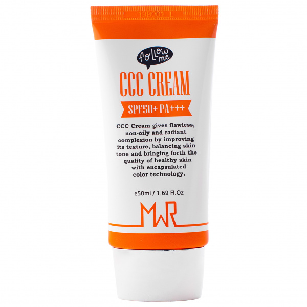 Корректирующий многофункциональный крем для лица MWR ECO ССС Cream (Light) SPF50+ PA +++, 50 мл