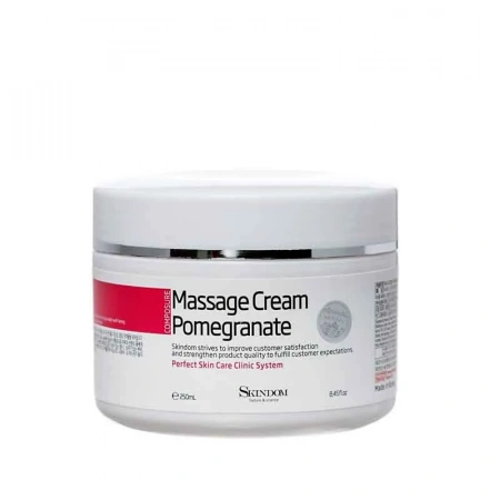 Массажный крем для лица с экстрактом граната Skindom Massage Cream Pomegrante, 250 мл