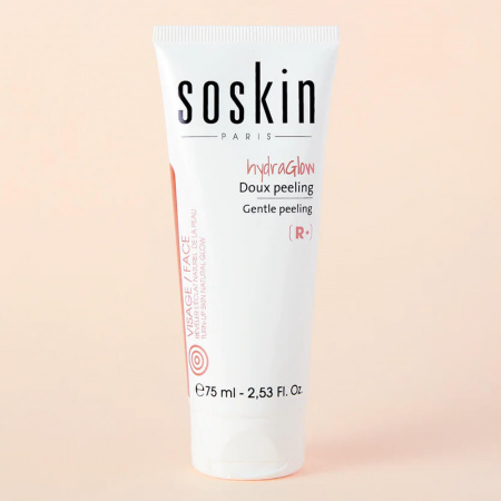 Крем-эксфолиант для всех типов кожи Hydraglow Soskin Gentle peeling, 75 мл