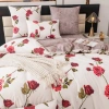 Комплект постельного белья Делюкс Сатин  Евро 4 наволочки,VIVA - HOME TEXTILE