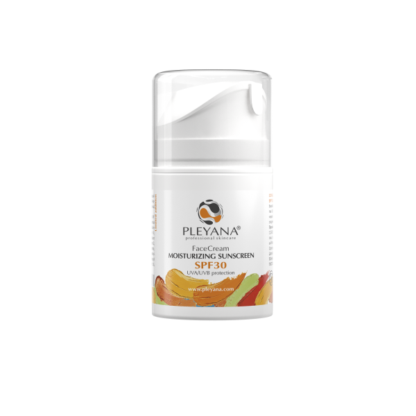 Солнцезащитный увлажняющий крем для лица SPF 30 Pleyana Face Cream Moisturizing Sunscreen SPF 30, 50 мл
