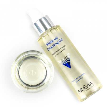 Гидрофильное масло для умывания ARAVIA Professional Make-Up Cleansing Oil с антиоксидантами и омега-6
