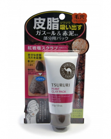 Крем-маска для лица с глиной для Т-зоны BCL Tsururi Mineral Clay Pack