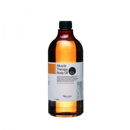 Ароматическое массажное масло для тела с мятой и розмарином Skindom Muscle Therapy Body Oil, 1000 мл
