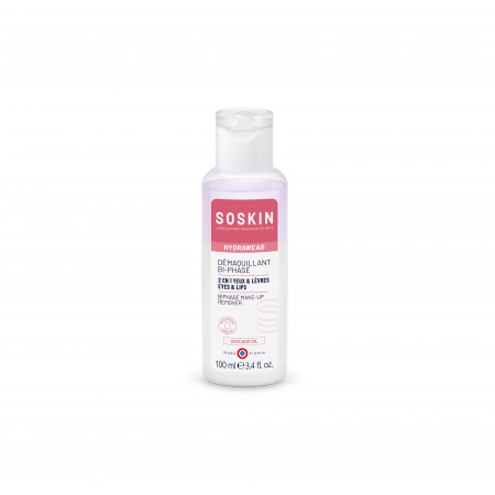 Двухфазный лосьон для снятия макияжа Soskin Gentle Make Up Remover All Skin Types, 100 мл.