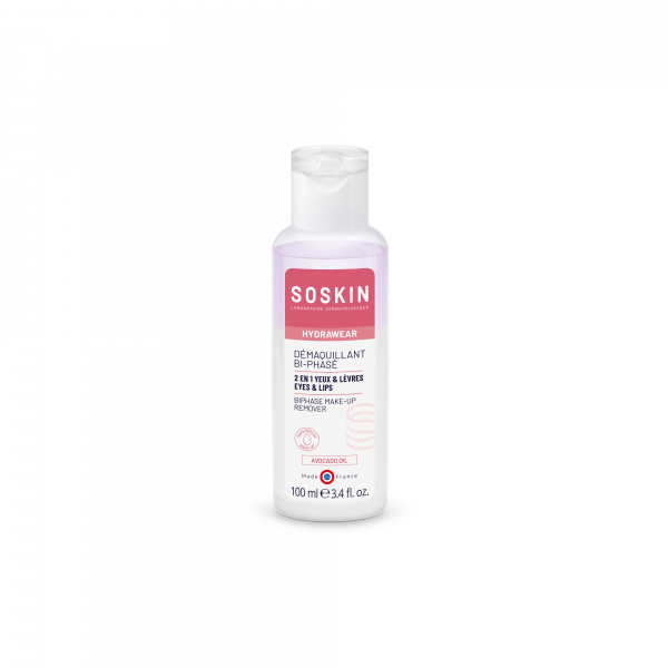 Двухфазный лосьон для снятия макияжа Soskin Gentle Make Up Remover All Skin Types, 100 мл.