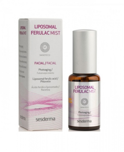 Липосомальный спрей-мист против фотостарения Ferulac Liposomal Mist, 20 мл Липосомальный спрей-мист против фотостарения Ferulac Liposomal Mist, 20 мл
