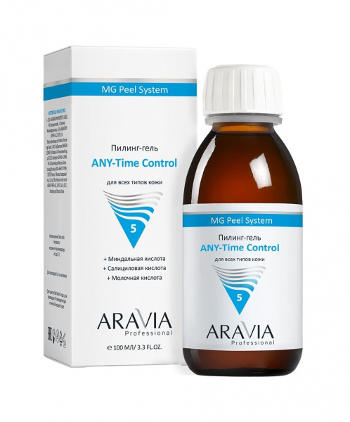 Пилинг-гель для всех типов кожи Aravia Professional ANY-Time Control, 100 мл