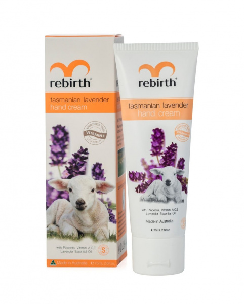 Крем для рук тасманийская лаванда Rebirth Tasmanian Lavender Hand Cream, 75 мл Крем для рук тасманийская лаванда Rebirth Tasmanian Lavender Hand Cream, 75 мл