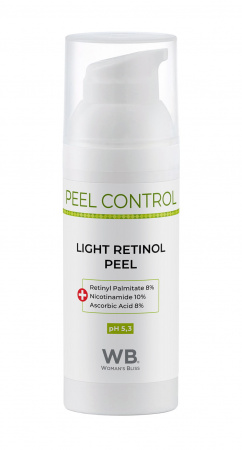 Пилинг ретиноловый легкий Woman's Bliss Retinol Peel Control, 50 мл