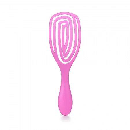 Solomeya Wet Detangler Brush Oval Raspberry / Расческа для сухих и влажных волос с ароматом Малины, 1 шт