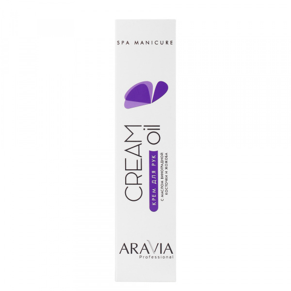 Крем для рук с маслом виноградной косточки и жожоба Aravia Cream-Oil Professional, 100 мл Крем для рук с маслом виноградной косточки и жожоба Aravia Cream-Oil Professional, 100 мл