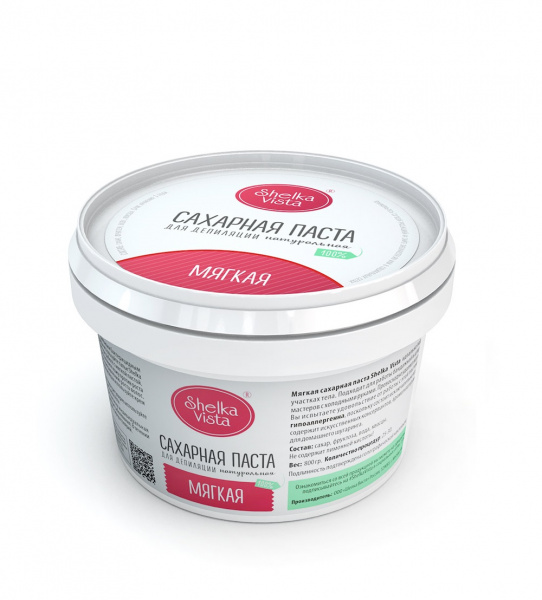 Паста для шугаринга мягкая Shelka Vista, 800 гр