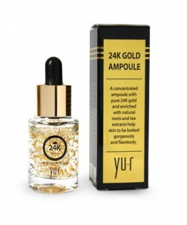 Сыворотка с частицами золота YU.R 24R Gold Premium Ampule