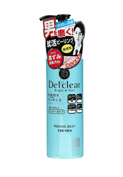 Очищающий пилинг-гель с AHA и BHA с эффектом сильного скатывания Meishoku AHA and BHA Fruits Peeling Jelly (мужской), 180 мл