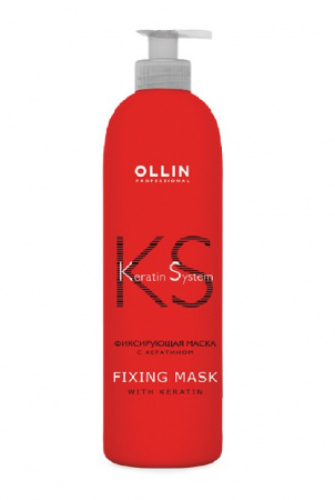 Keratine System Фиксирующая маска с кератином OLLIN Professional,  500мл