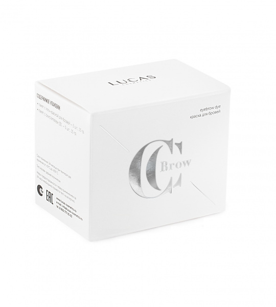 Краска для бровей серо-коричневая Lucas Cosmetics CC Brow Eyebrow Dye 5 саше Краска для бровей серо-коричневая Lucas Cosmetics CC Brow Eyebrow Dye 5 саше