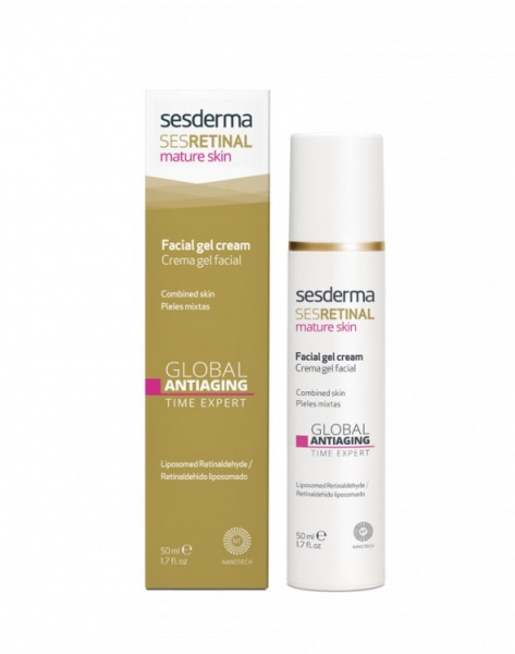 Крем-гель «Эксперт времени» омолаживающий Sesretinal Mature Facial Gel Cream, 50 мл Крем-гель «Эксперт времени» омолаживающий Sesretinal Mature Facial Gel Cream, 50 мл