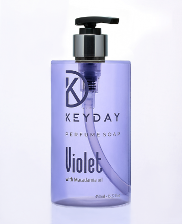 Мыло жидкое парфюмированнное KeyDay Violet, 450 мл