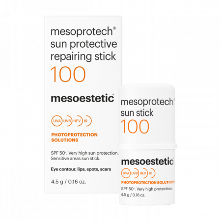 Солнцезащитный стик для глаз и губ, SPF 100+ Mesoestetic  Mesoprotech sun protective repairing stick 100+