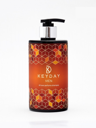 Шампунь для тела и волос с экстрактом жемчуга и маслом жожоба мужской KeyDay Treasure MEN, 450 мл