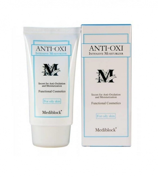 Интенсивно увлажняющий крем для жирной кожи Mediblock Anti-Oxi Intensive Moisturizer for Oil Skin, 70 мл Интенсивно увлажняющий крем для жирной кожи Mediblock Anti-Oxi Intensive Moisturizer for Oil Skin, 70 мл