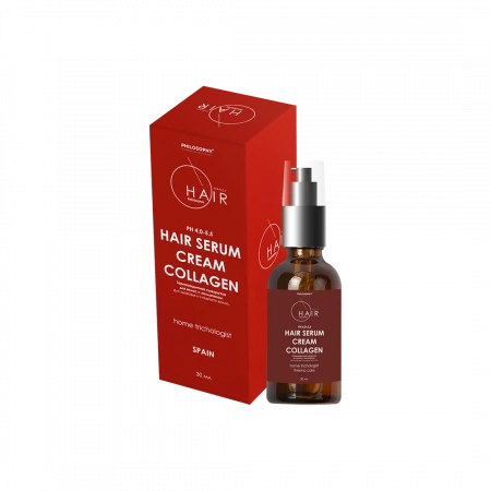 Термозащитная сыворотка для волос с коллагеном Philosophy Perfect Hair Serum Cream Collagen,  30 мл