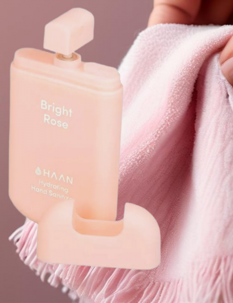HAAN Очищающий и увлажняющий спрей для рук "Ароматная Роза" / Hand Sanitizer Bright Rose, 30 мл