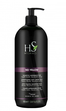 Шампунь для светлых и осветленных волос Dikson HS No yellow Shampoo Antigiallo plus, 1000 мл. 