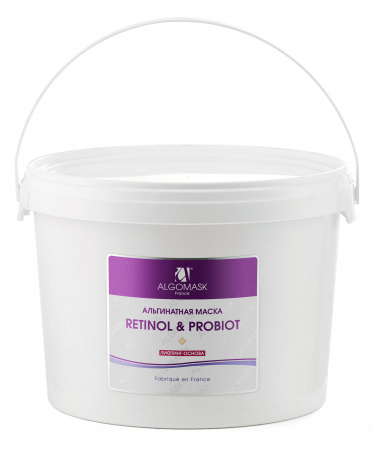 Альгинатная маска «Retinol & Probiot» Algomask Peel Off Mask Retinol & Probiot, 1000 гр