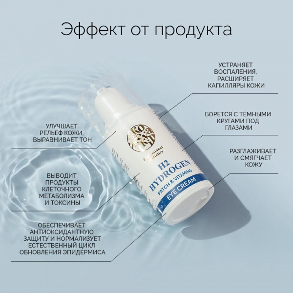 Водородный крем-патч для век Dr.Kozhevatkin, 15 мл.