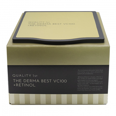 Омолаживающая маска БЭСТ для дермы с витамином С 100 + Ретинол Quality 1st Derma BEST VC100+RETINOL, 20 шт