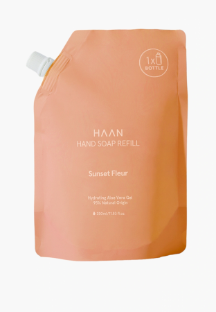 Жидкое мыло для рук с пребиотиками и Алоэ Вера "Таинственный закат" HAND SOAP SUNSET FLEUR, в мягкой упаковке, 350 мл