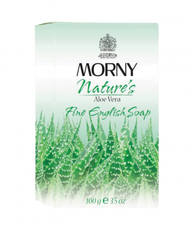 Мыло с алое вера Morny of London Natures Aloe Vera Fine English Soap